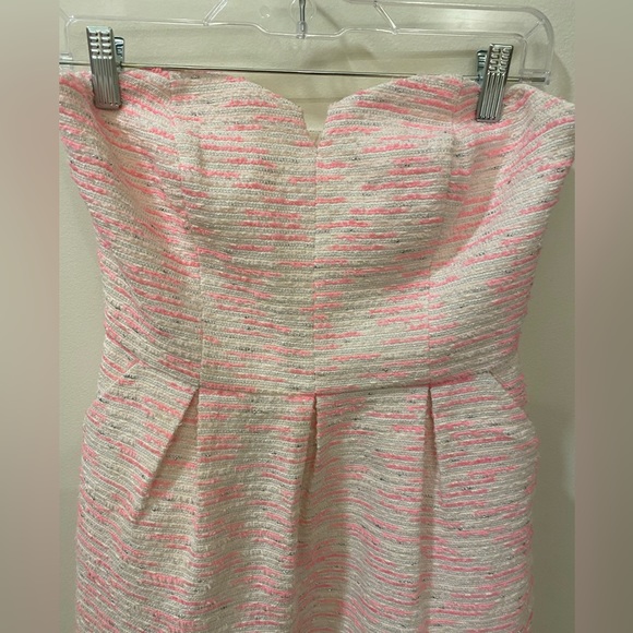 💓💓STRAPLESS PINK/White DRESS 💓💓 - Picture 4 of 4